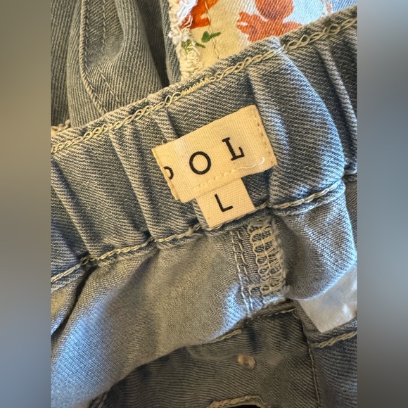 POL Boho Printed Patchwork Pants NWOT Size Large - Picture 6 of 6